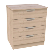 Tia Range 4 Drawer Wide Chest 480d Sand Beech