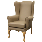 Reuben High Back with Wings Wipeable - Paintpot Beige