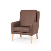 Jackson High Back Bariatric L/C - Lunar Scorpio Chestnut