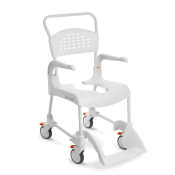 Etac Clean Shower Chair Commode 44cm - White