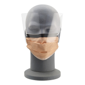 Surgical Face Masks with Visor & Ear Loops Orange