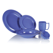 Unbreakable Crockery Set - Blue