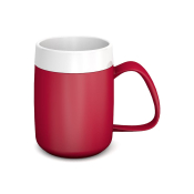 Ornamin One Handed Mug With Internal Cone - Red/White