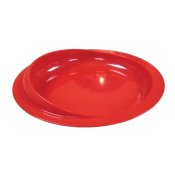 Dignity Scoop Dish Plate - Red
