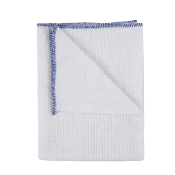 Blue Edge White Bleached Dishcloth